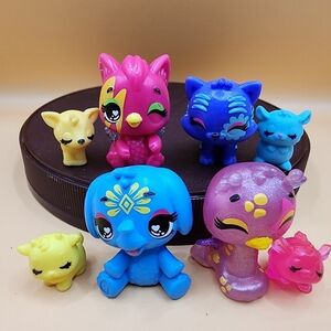 Hatchimals Colleggtibles Pet Obsessed Hatchipets Lot Tigerette Elefly